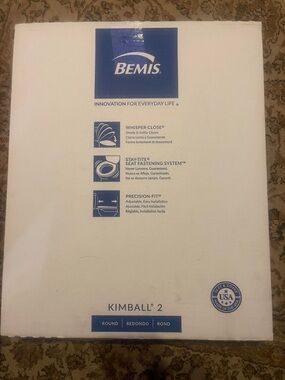 Kimball 2 Round Toilet Seat - White